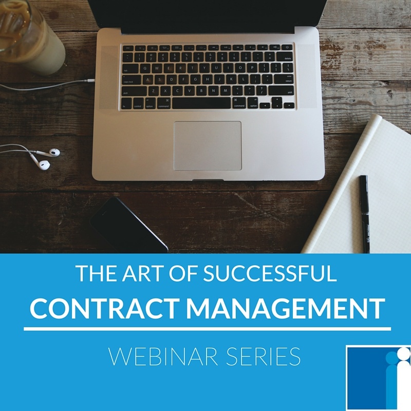 Sign up to Contract Management Webinar Series